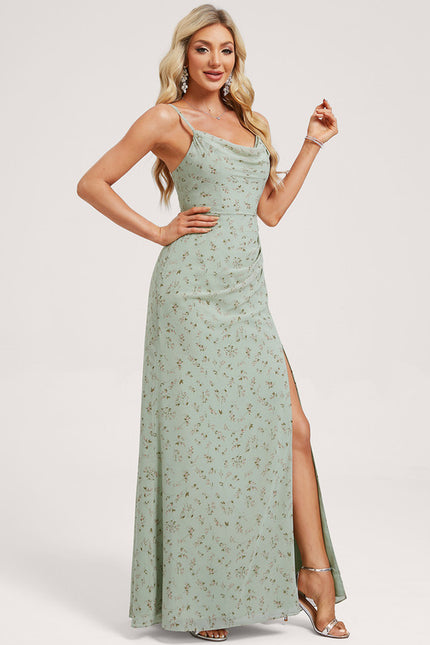 Robe Trapèze Flottante Olive - gallery 3