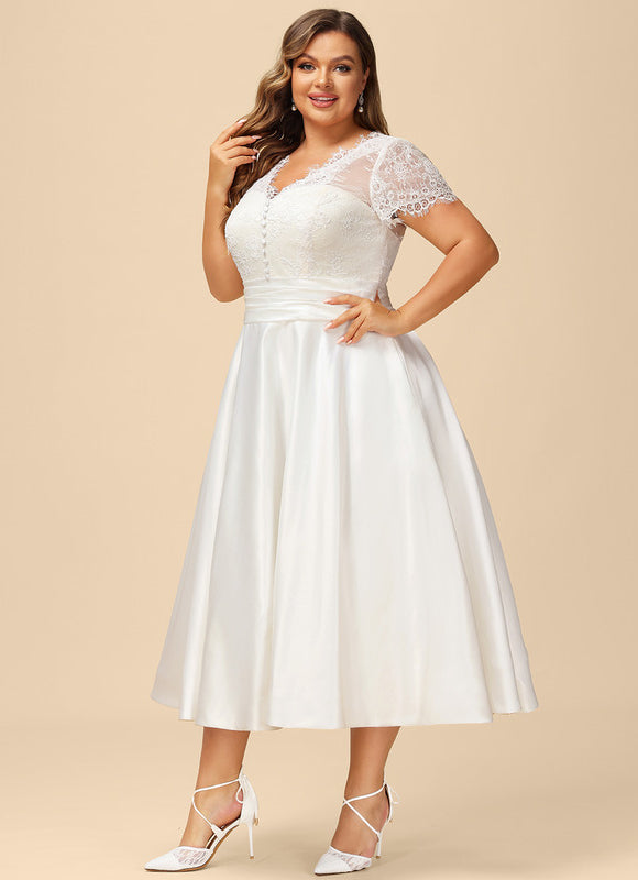 Robe Trapèze Lueur Nuptiale - gallery 9