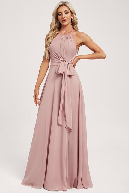 Robe Trapèze Rose Légère - gallery 1