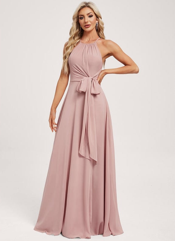 Robe Trapèze Rose Légère - gallery 1