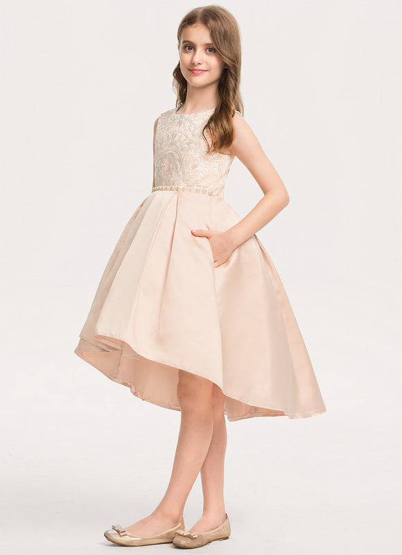 Robe Trapèze Cérémonielle Satinée - gallery 4