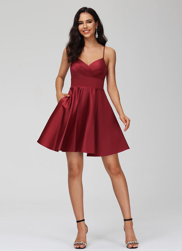 Robe Trapèze Plissée Élégante - gallery 2