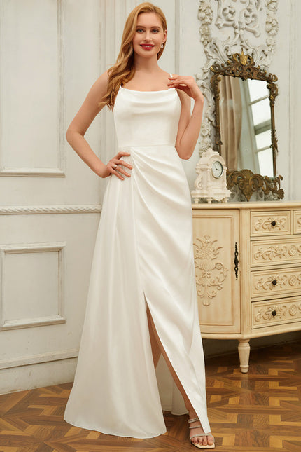 Robe Trapèze Satin Purity - gallery 4