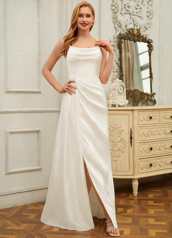 Robe Trapèze Satin Purity - gallery 4