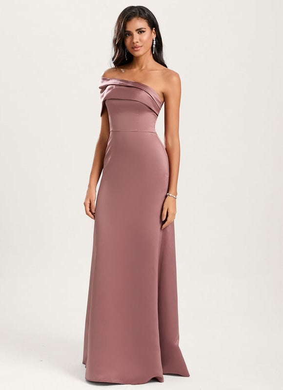 Robe Trapèze Silhouette Satinée Élégante - gallery 1