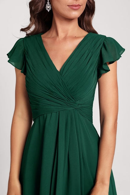 Robe Trapèze Drapé Élégant Chic - gallery 2