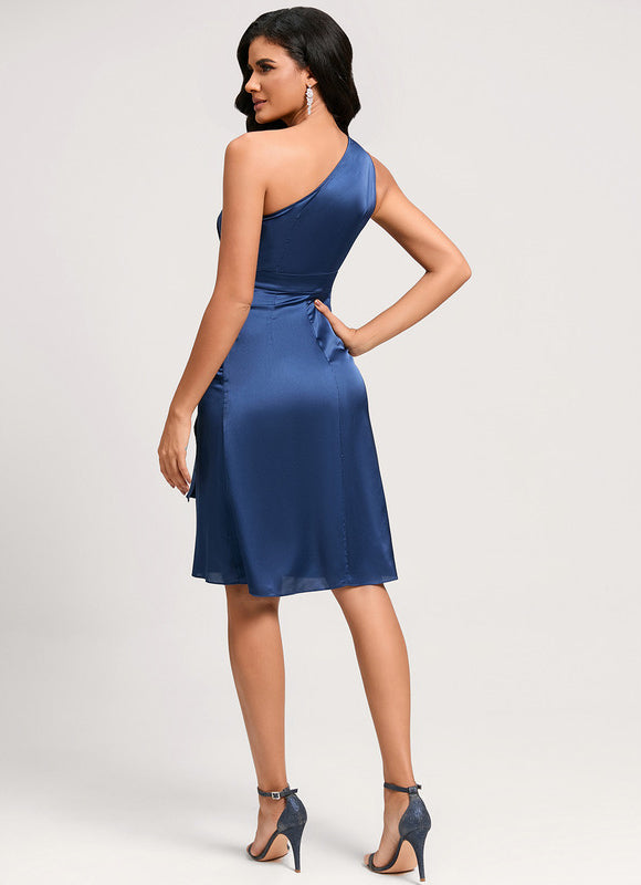 Robe Trapèze Reflet Azur - gallery 5