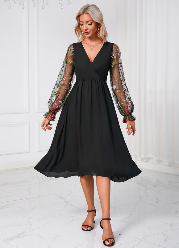 Robe Trapeze Fleurie