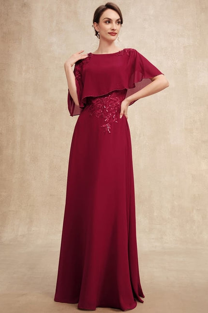 Robe Trapèze Rouge Serenité - gallery 2