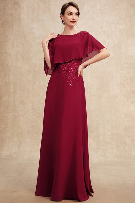 Robe Trapèze Rouge Serenité - gallery 2