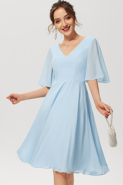 Robe Trapèze Drapé Élégant Chic