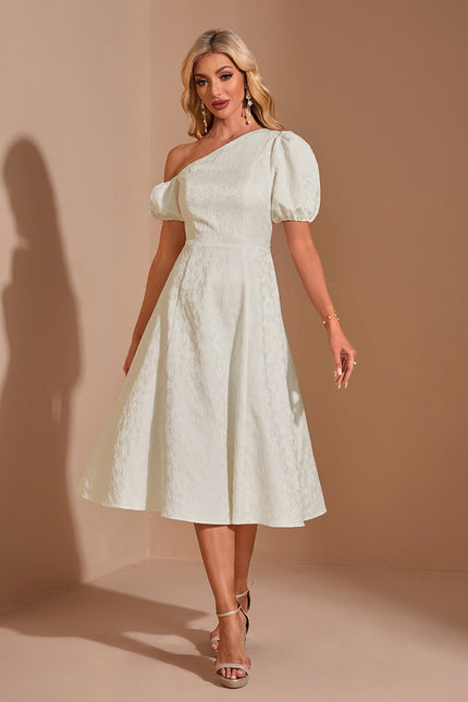 Robe Trapèze Couture Minimaliste - gallery 3