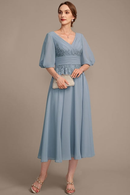 Robe Trapèze Céleste Douceur - gallery 5