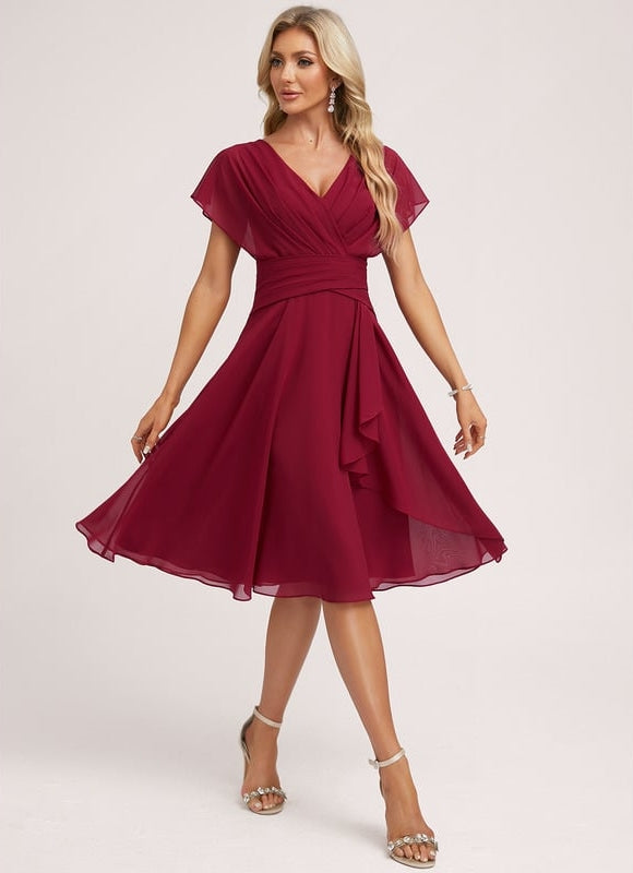 Robe Trapèze Émeraude Volante - gallery 2