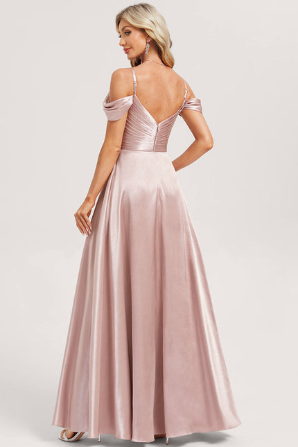 Robe Trapèze Satinée Cascade - gallery 4