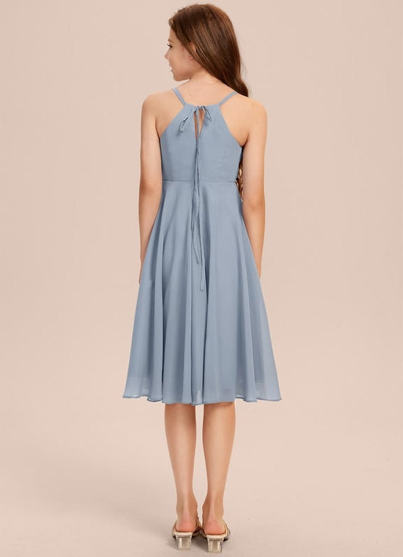 Robe Trapèze Éclat De Mousseline - gallery 3