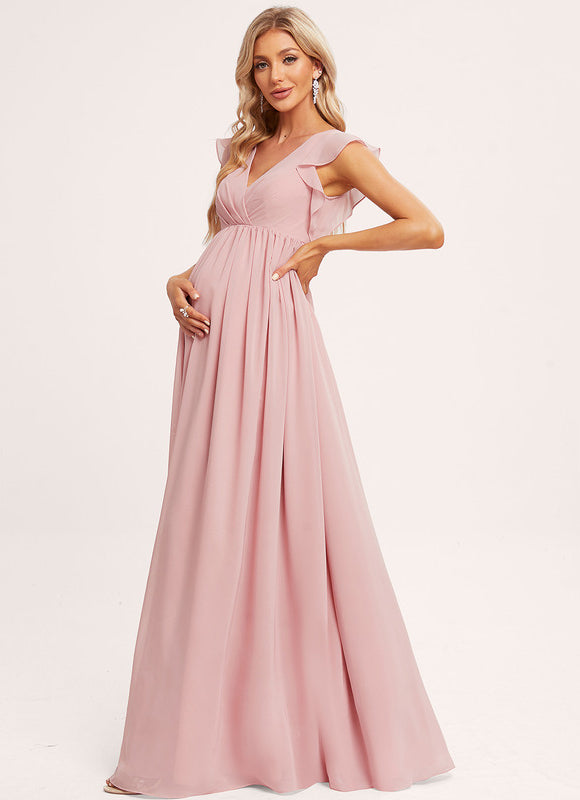 Robe Trapèze Maternité Fluidité - gallery 2