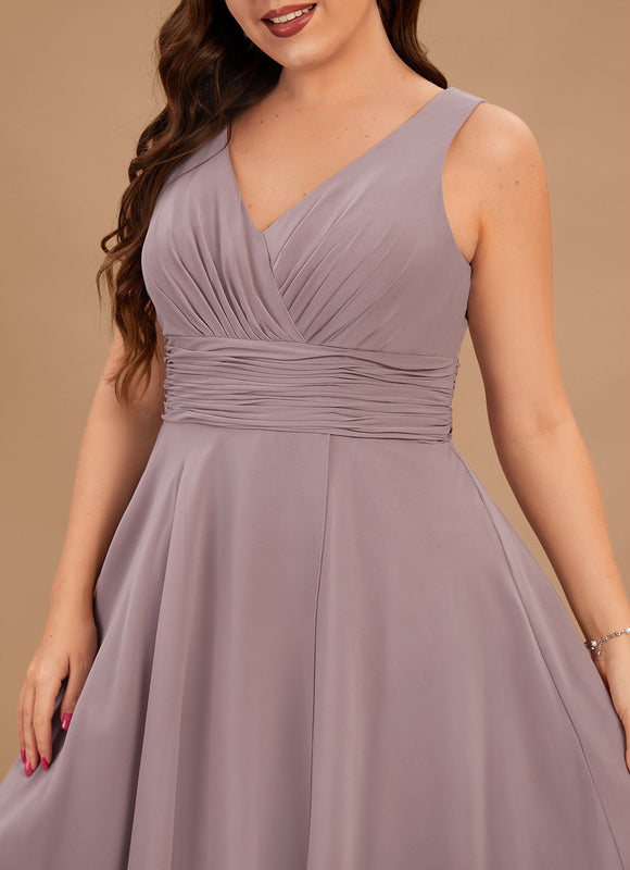 Robe Trapèze Fluide Asymétrique - gallery 9