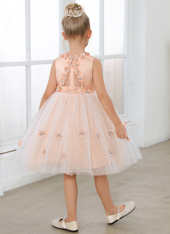 Robe Trapèze Satinée Enfant - gallery 3