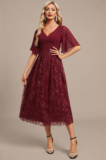 Robe Trapèze Émeraude Chic