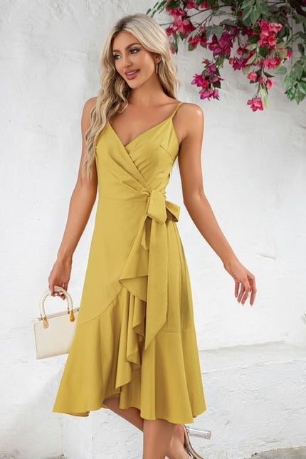 Robe Trapèze Jaune Solaire - gallery 4