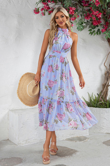 Robe Trapèze Fleurie Légère