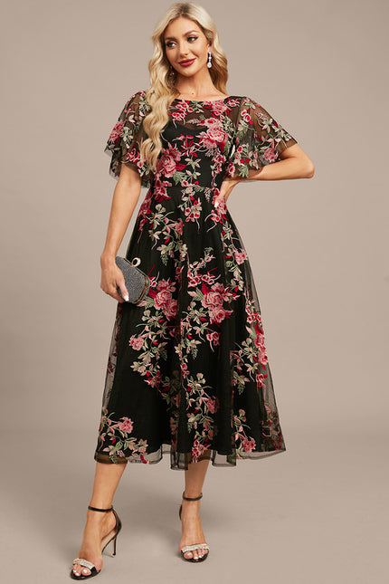 Robe Trapèze Floral Envolée - gallery 3