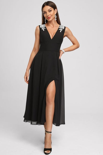 Robe Trapèze Élégance Ombre Nocturne