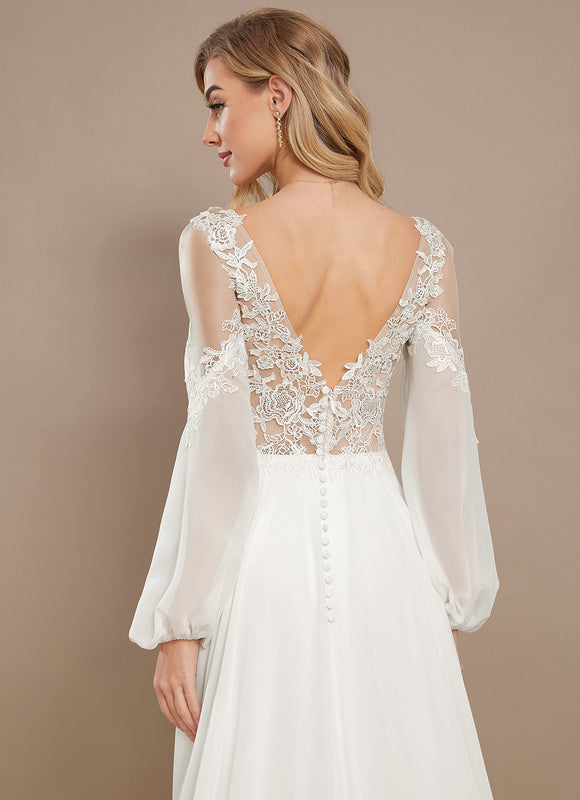 Robe Trapèze Éthérée Satinée - gallery 5