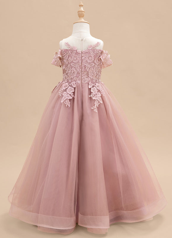 Robe Trapèze Rose Éthérée - gallery 4
