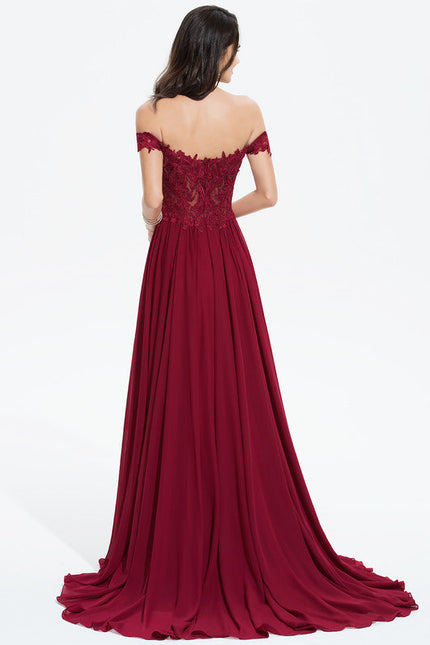 Robe Trapèze Rouge Flamme Luxe - gallery 4