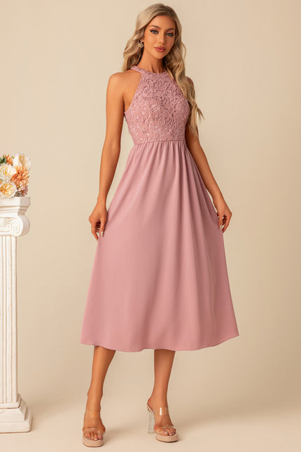 Robe Trapèze Aura De Pêche Éclatante - gallery 1