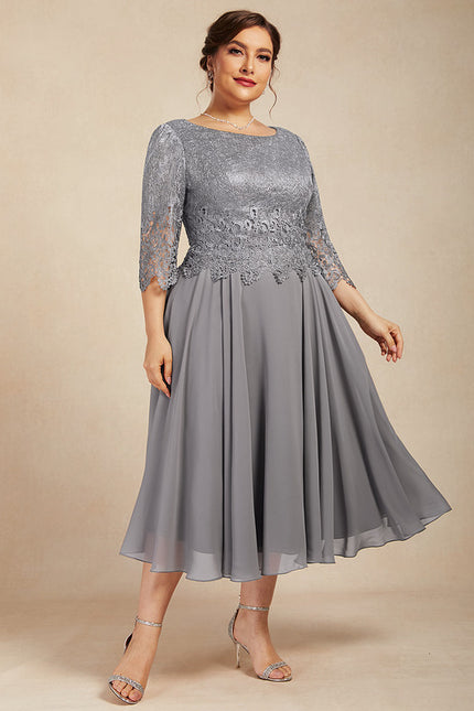 Robe Trapèze Lilas Élégant - gallery 8