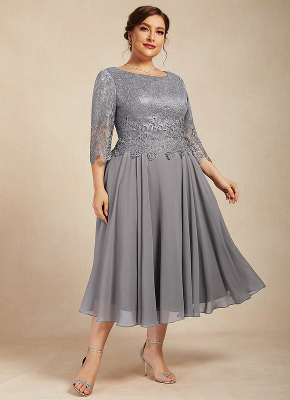 Robe Trapèze Lilas Élégant - gallery 8