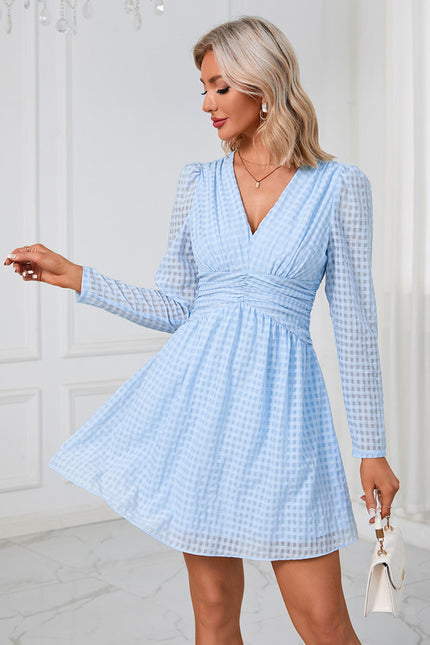 Robe Trapèze Céleste Vaporeuse - gallery 4