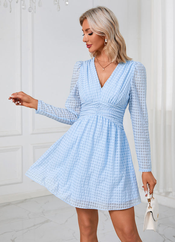 Robe Trapèze Céleste Vaporeuse - gallery 4