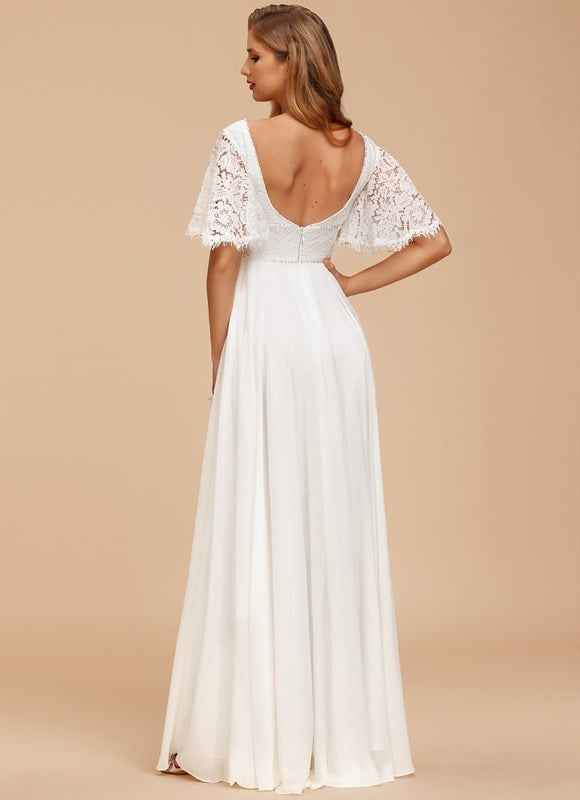 Robe Trapèze Éblouissante Aérienne - gallery 1