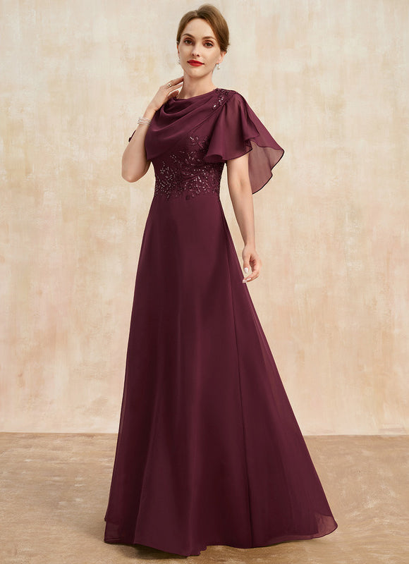 Robe Trapèze Royale Élégante - gallery 3