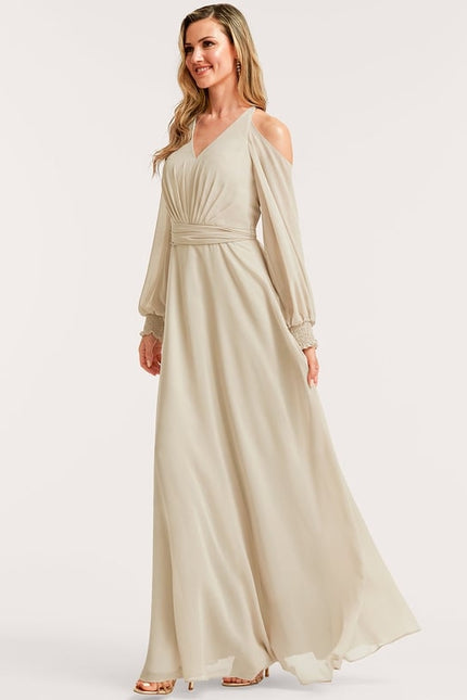 Robe Trapèze Sable Douceur - gallery 1