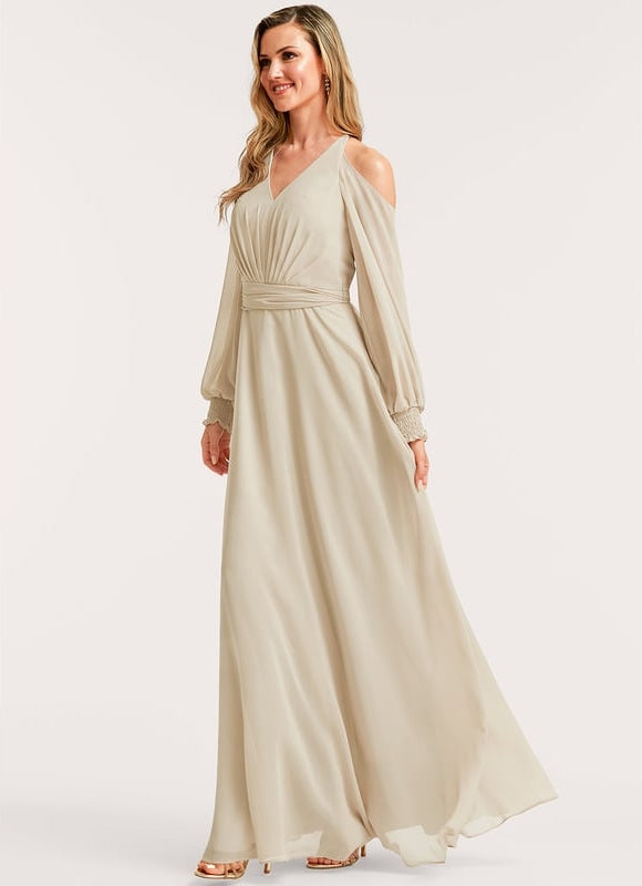 Robe Trapèze Sable Douceur - gallery 1