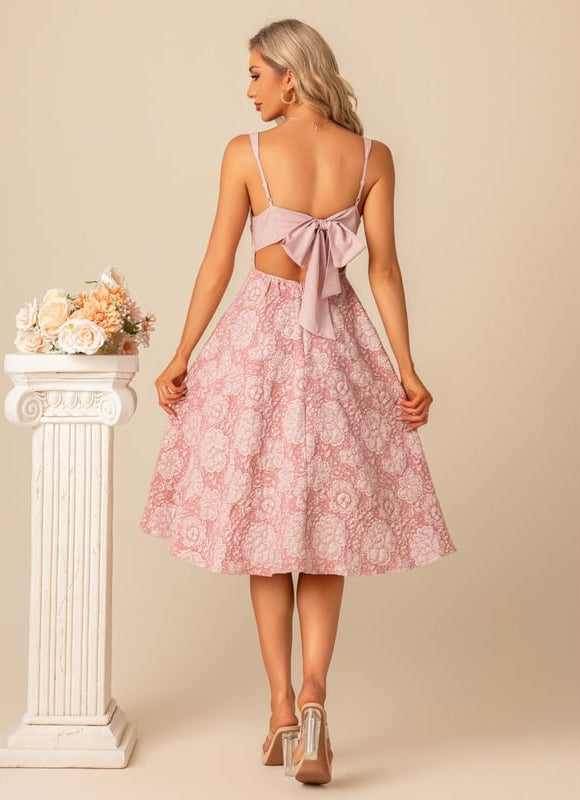 Robe Trapèze Fuchsia Couture - gallery 9