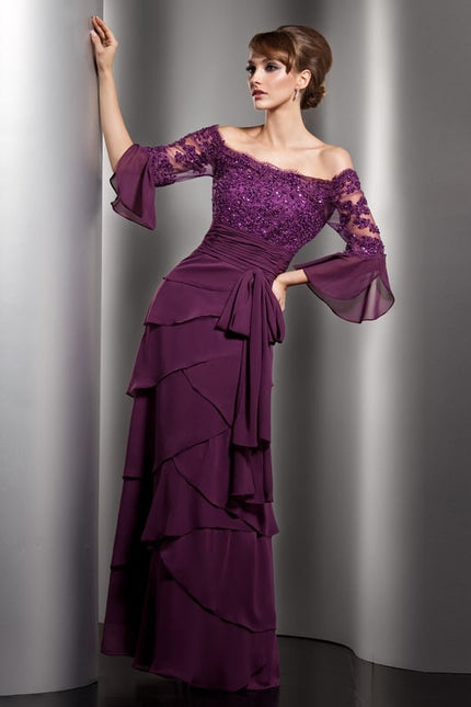 Robe Trapèze Sérénade Améthyste