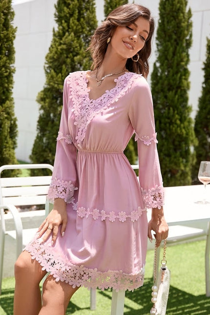 Robe Trapèze Fuchsia Chic