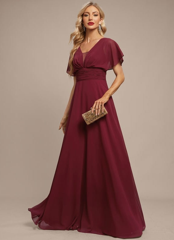 Robe Trapèze Élégante Mousseline - gallery 4