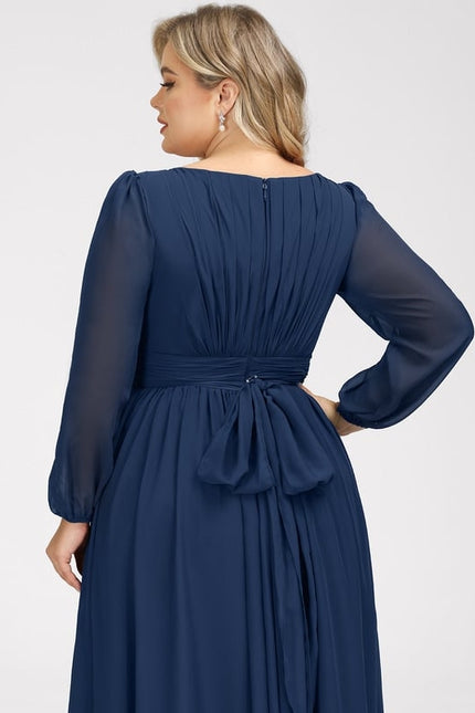 Robe Trapèze Élégance Aquatique - gallery 4