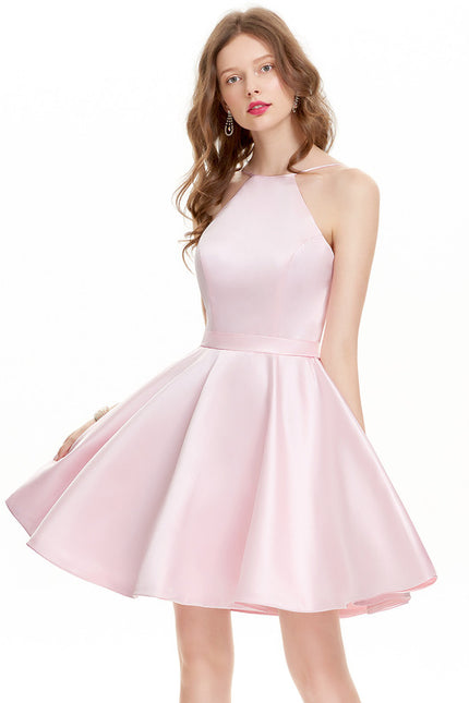 Robe Trapèze Rosée Enchantée
