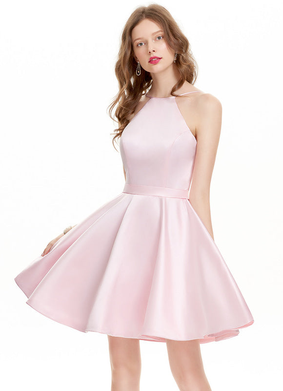 Robe Trapèze Rosée Enchantée