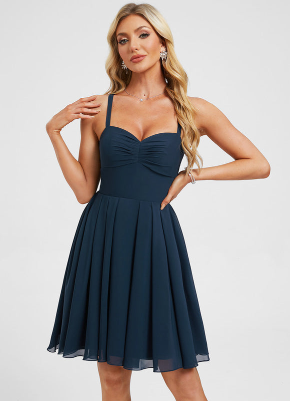 Robe Trapèze Fleur De Ciel - gallery 2