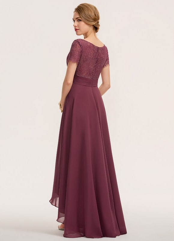Robe Trapèze Vaporeuse Prunelle - gallery 2