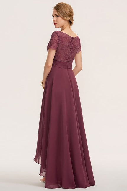 Robe Trapèze Dentelle Aérienne - gallery 5